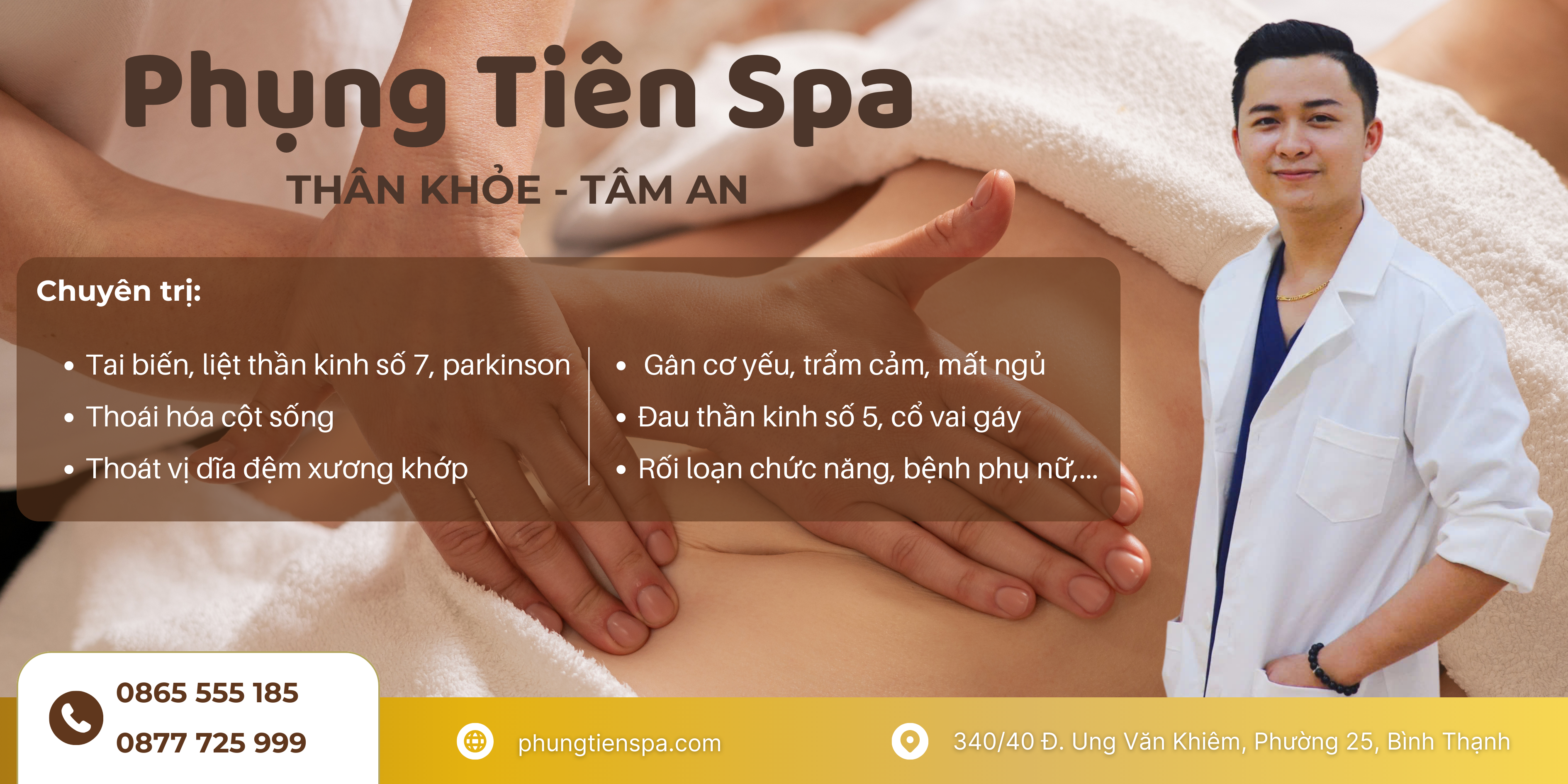 PHỤNG TIÊN SPA - Massage Cổ Vai Gáy Bình Thạnh